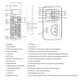 thumbnail image 4 of Sistema de teléfono inalámbrico expandible con contestador automático Pantalla LCD de 3 líneas Irfora  Teléfono, 4 of 7