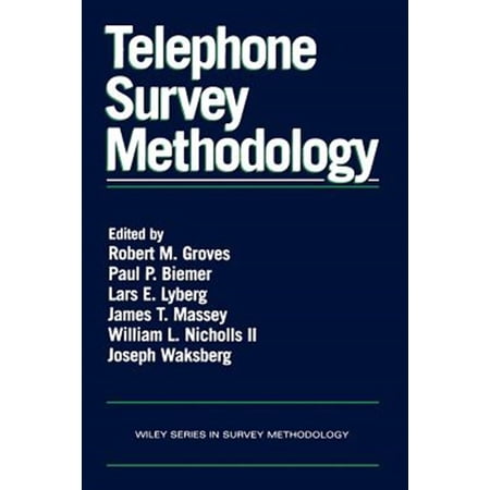 Pre-Owned Wiley Survey Methodology Telephone Survey Methodology Book 328 (Paperback)
