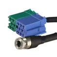thumbnail image 4 of Black Arnés de cables del adaptador del cable de entrada auxiliar del audio para el automóvil de 3,5 mm, 4 of 5