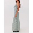 thumbnail image 3 of Sleeveless Spaghetti‑Strap Long Dress With Front Tie‑Up and Back Cutout, Loose‑Fit Summer Dress for Women, 3 of 8