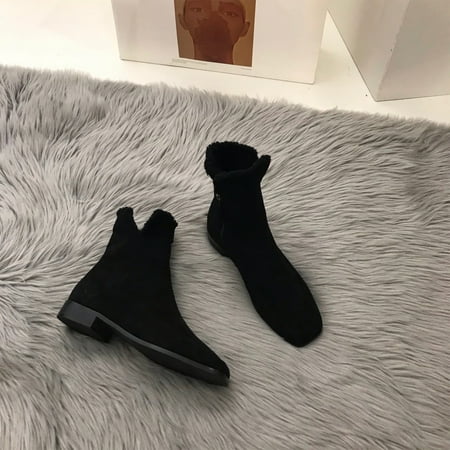 

Augper Wholesale Snow Boots Women s Shoes New Winter Padded Thickened Cotton Boots Cotton Shoes Low Heel Flat Short Boots Zipper Cotton Boots