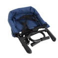 thumbnail image 4 of Silla Con Gancho, Silla Alta Plegable Portátil Con Clip, Asiento Para Alimentación De Bebé Con Cinturón De Seguridad De 3 Puntos, Cojín Desmontable Lavable A Máquina Para, 4 of 7