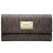 Jet Set Checkbook Wallet - Brown - 32F1GJSE4B-200