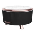 thumbnail image 1 of Wweixi 500ml Ultrasonic Air Humidifier Aromatherapy Diffuser Wood Grain Large Capacity Sprayer with LED Night Lamp Home Black US Plug, 1 of 8