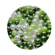 Hadanceo 150Pcs Floating Beads No Hole Floating Highlight Eye-catching Round Beads Vase Filler Faux Pearl Home Supply