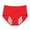 CN14-Red, variant on Inglocry Underwear Women, Leak Proof Reusable Leakproof Comfortable Cotton Briefs Red X-Large