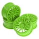thumbnail image 1 of 4 piezas de neumáticos de cubo de rueda de coche de carreras resistentes de 2,05 pulgadas de diámetro, regalo, pieza de reparación, rueda RC Verde, 1 of 9