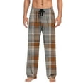 thumbnail image 2 of qolati Plaid Pajama Pants Men Soft Mens Pajama Bottoms Sleepwear Unisex Women Drawstring Sleep Lounge Pjs Pants with PocketsMulticolorXL, 2 of 9