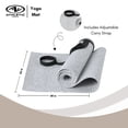 thumbnail image 6 of Athletic Works 68x24 Inch 5mm Marble TPE Yoga Mat with Carry Strap, 6 of 11