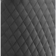 thumbnail image 3 of Quilted Back Barstools 29" Set of 2 in Dark Gray Velvet and Gold Base, 3 of 3