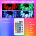 thumbnail image 2 of Pinegreen Lighting CL-TP10RGB 10 ft. RGB Color Changing Flexible Plug-in LED Tape Light with Remote Control, 2 of 7
