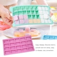 thumbnail image 3 of Yuarrent Molde de silicona de 20 cavidades, forma rectangular, herramienta para hornear cubitos de hielo, galleta, helado, molde antiadherente , Type2, 3 of 6