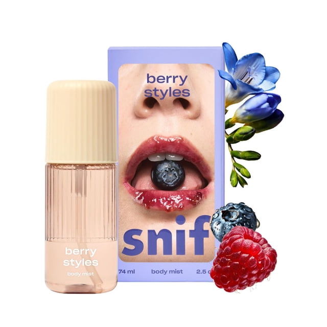 Body Mist Snif Berry Styles Fruity Gourmand 75 ml para cuerpo y cabello