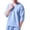 Sky Blue, variant on Mens Summer T-Shirts Short Sleeve Crewneck Tunic Top Basic Vacation Tshirts Loose Sport Shirts Oversized Tee Tops Black 3XL