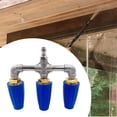 thumbnail image 1 of Colaxi 360 Rotating Nozzle Triple Nozzle Pressure Washer 1/4" Quick Connector Replaces Spray Tip for Car Wash Window Blue, 1 of 8