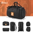 thumbnail image 4 of Tholdsy Bolsas de hombro para altavoz, funda de tela de nailon impermeable de primera calidad, funda de viaje Cables de audio/vídeo Negro, 4 of 6