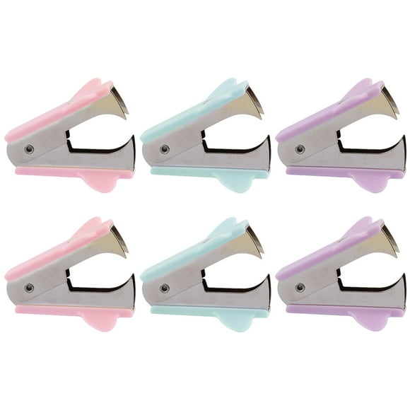 6Pcs Mini Staple Puller Portable Staple Remover Office Staple Removing Tool Office Accessory