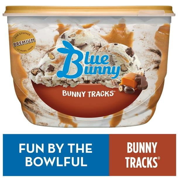 Blue Bunny Signature Bunny Tracks Frozen Dessert, 46 fl oz Walmart