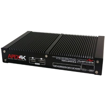 Avenview HDM2-APEX4K-R HDMI 4K 60 IP Extender Receiver w/3-Yr (Best Budget 4k Receiver 2019)