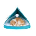 thumbnail image 3 of Felt Cat Bed Shark Shaped Cave House For Small Pets, 3 of 4