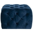 thumbnail image 3 of Safavieh Kenan Modern Glam Solid Tufted Ottoman, 3 of 5