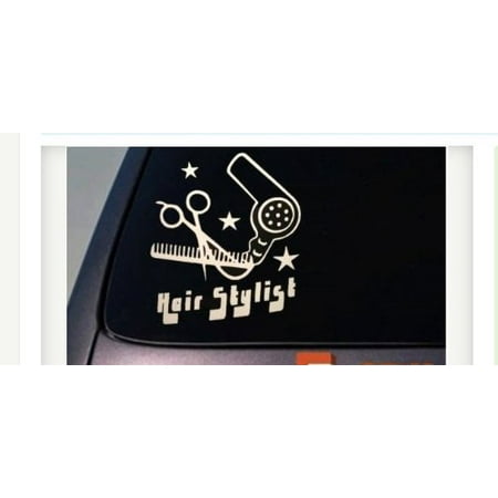 Hair Cut Stylist Beauty A022 Parlor Salon Car Truck Window Wall