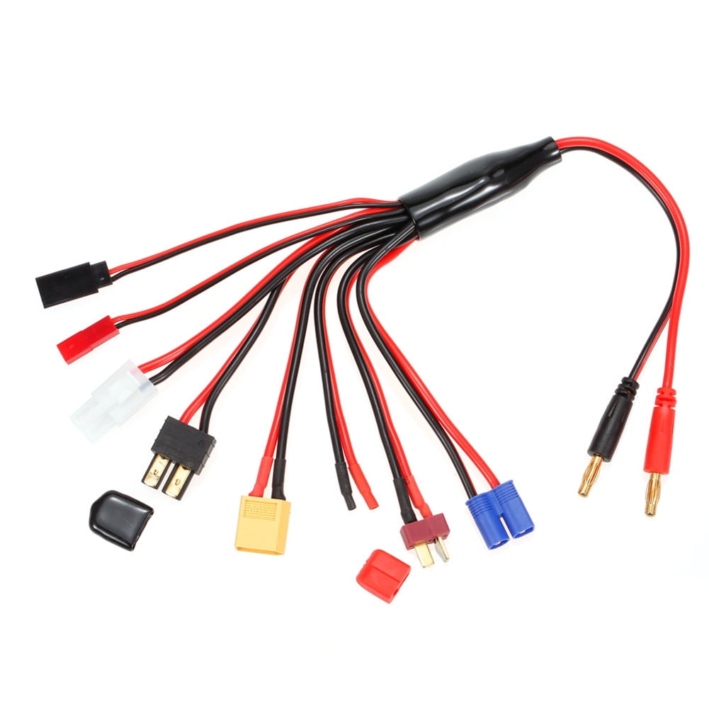 10 in 1 4mm RC Lipo Battery Multi Charger Plug Adapter Charging Cable Converter
