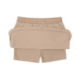 thumbnail image 5 of Girl's Skorts Skirts High Waisted A Line Uniform Skirts with Built-in Shorts Golf Skirts for Girls (Khaki), 5 of 5