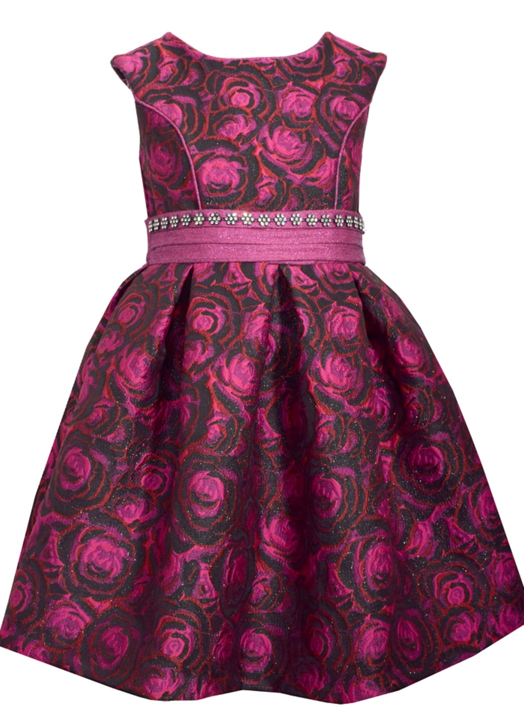 floral brocade dress