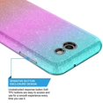 thumbnail image 5 of Samsung Galaxy J7 (2017) / J7 Sky Pro / J7 Perx / J7 V / J7 Prime / Galaxy Halo Case, Bling Glitter Candy Silicone Rubber Gel Hard Protective Case Cover - Teal, 5 of 5