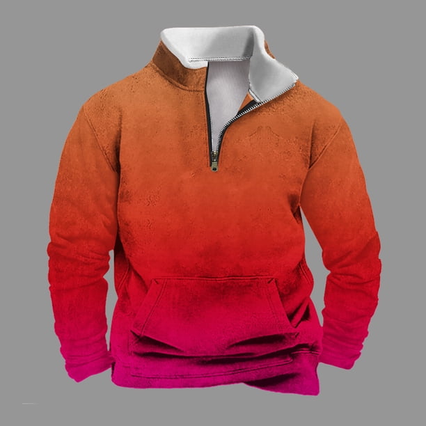 Sudadera sin capucha para hombre, informal, a la moda, con cuello alto, estampado de calaveras, cremallera, jersey de manga larga, blusa de poliéster para hombre