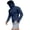 Navy, variant on Mens Hooded Jacket with Full Face Mask Cover UPF 50+ Sun Protection Long Sleeve Lightweight Outdoor Coat for Hiking Fishing（White/S）