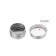 thumbnail image 3 of Uxcell 0.17oz 5ml Screw Top Lid Round Aluminum Cans Tin Containers 6 Pack, 3 of 6