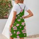 thumbnail image 3 of WILLBEST Vestido Largo De Verano Para Mujer, Estilo Playero, Informal, Estampado, Para Vacaciones, Con Tirantes, 3 of 3