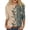 46# Army Green, variant on Women's 3/4 Sleeve Tshirts Dressy Casual Round Neck Blouse Tops Spring Summer Trendy Floral Print Loose Tunic Tops Army Green S