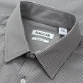 thumbnail image 4 of Men's Haggar® Smart Wash® Slim Fit Wrinkle Free Dress Shirt Color: Black Gray Geo Size: 17.5-32/33, 4 of 4