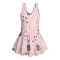 thumbnail image 4 of Tutolipy Cat Print Childrens Swimwear, Soft Cute Sleeveless Bathing Suit for Beach, Size 5-6 Years, 4 of 8