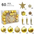 thumbnail image 3 of Adornos decorativos de Navidad BLESIY 60 Piezas Decoraciones para árboles de Navidad, 3 of 8