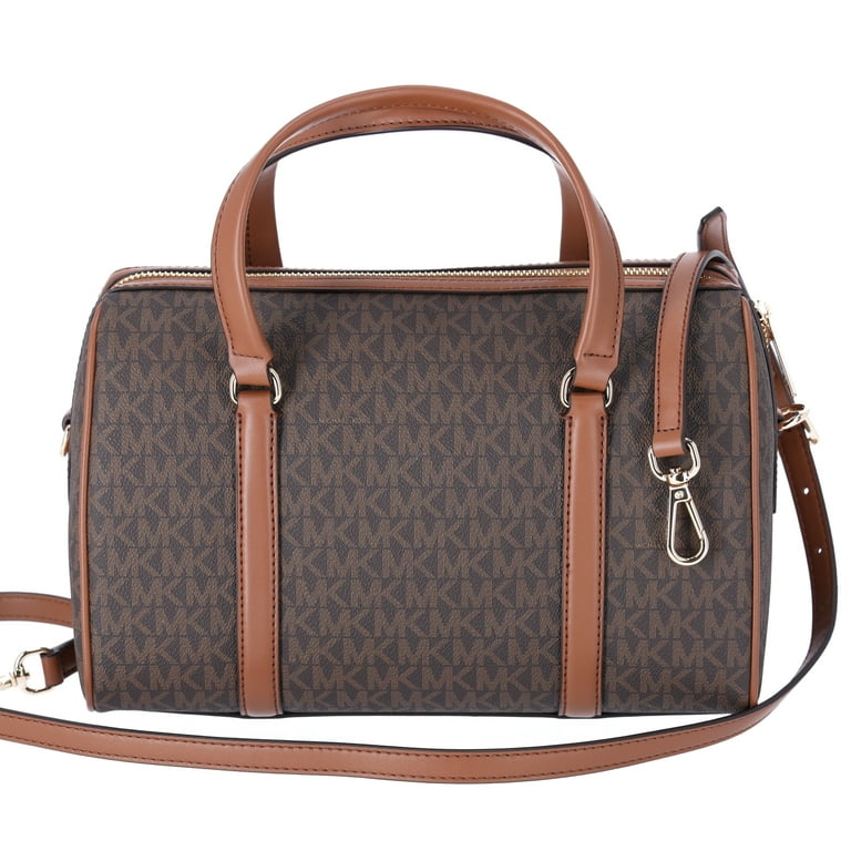 Michael Kors Jet Set Travel Medium Duffle Satchel Bag, Brown MK