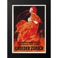thumbnail image 2 of Vintage Apple Collection 18x24 Black Modern Framed Museum Art Print Titled - Orange Girl, 2 of 5