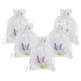 thumbnail image 3 of Elegant Lavender Sachet Bags, 5PCS Drawstring Pouches for Jewelry, Candy, Party Favors & Closet Storage – Versatile Canvas Organizers, 3 of 4