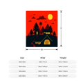 thumbnail image 5 of Cozy Flannel Blanket with Vibrant Red Sky Design - Soft Warm Durable Throw for Sofa Travel Bed and Chair, 5 of 7