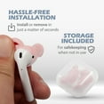 thumbnail image 6 of Insten 3 Pairs Ear Hooks Tips Compatible with AirPods 1 & 2 Earbuds, Anti-Lost EarHooks EarTips Accessories, Comfortable Soft Silicone Covers, with Storage Box (Not Fit in Charging Case) Pink, 6 of 10