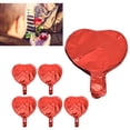 thumbnail image 1 of 50 Pcs Ballons Rouges en Forme de Cœur, Ballons « Je t'Aime » Couleur Vive en Film d'Aluminium Ballon Décoratif pour Maison Fête Mariages Anniversaire, 1 of 8