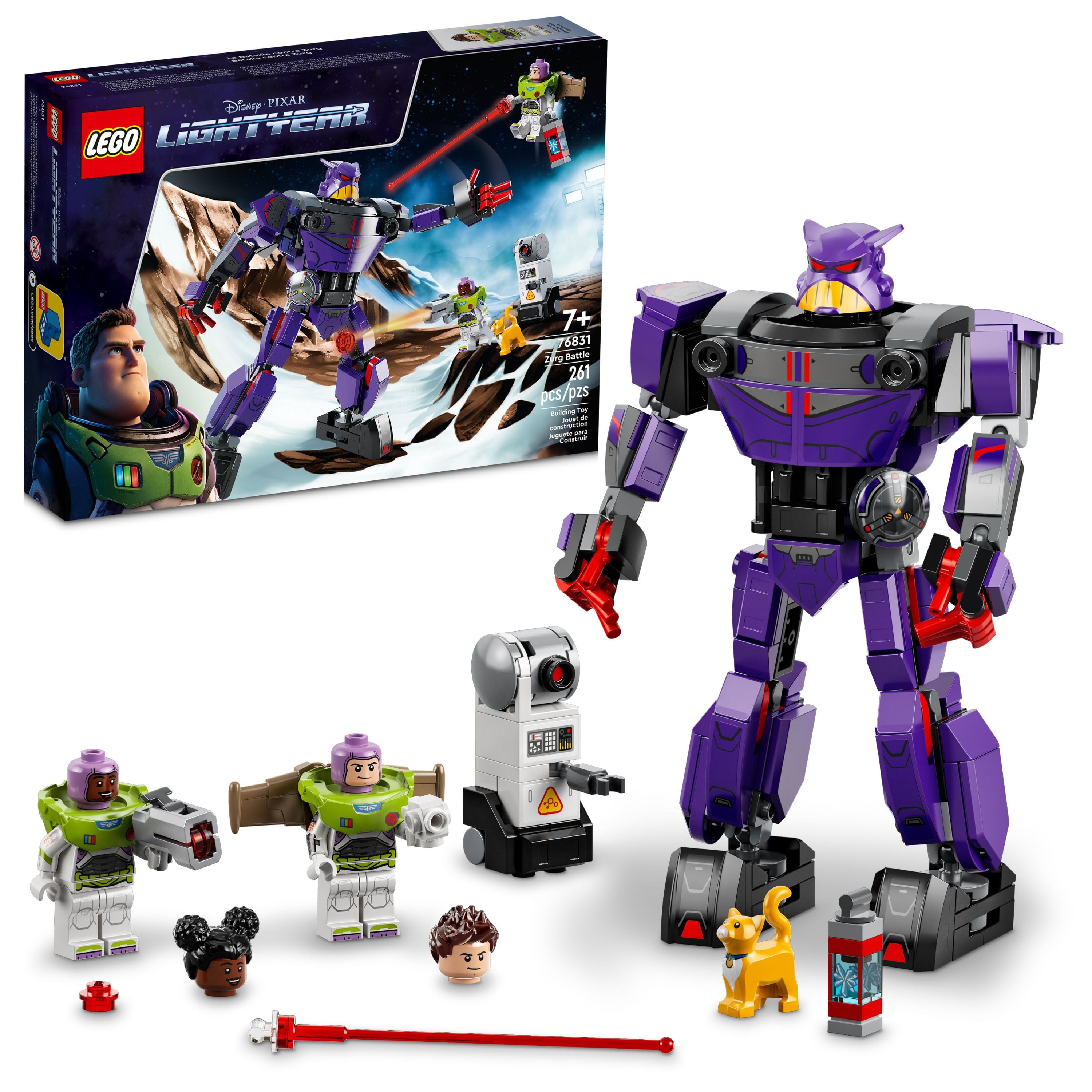 LEGO Disney and Pixars Lightyear Zurg Battle 76831 Building Toy Set (261 Pieces)