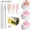 B, variant on Mineart Nail Extension Gel Kit Base Coat Builder Gel Paper Towel Brush Complete Set For Daily Manicure