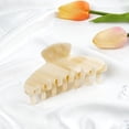 thumbnail image 6 of Large Acetate Hair Claws - Premium Durable 4 Inch No-Slip Claw Clips for Thick Thin Hair | 1 Piece (Creme, 6 of 6