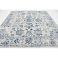 thumbnail image 3 of Unique Loom Bluebell Tradition Rug Beige/Gray 8' 4" Square Floral Perfect For Dining Room Living Room Bed Room, 3 of 6