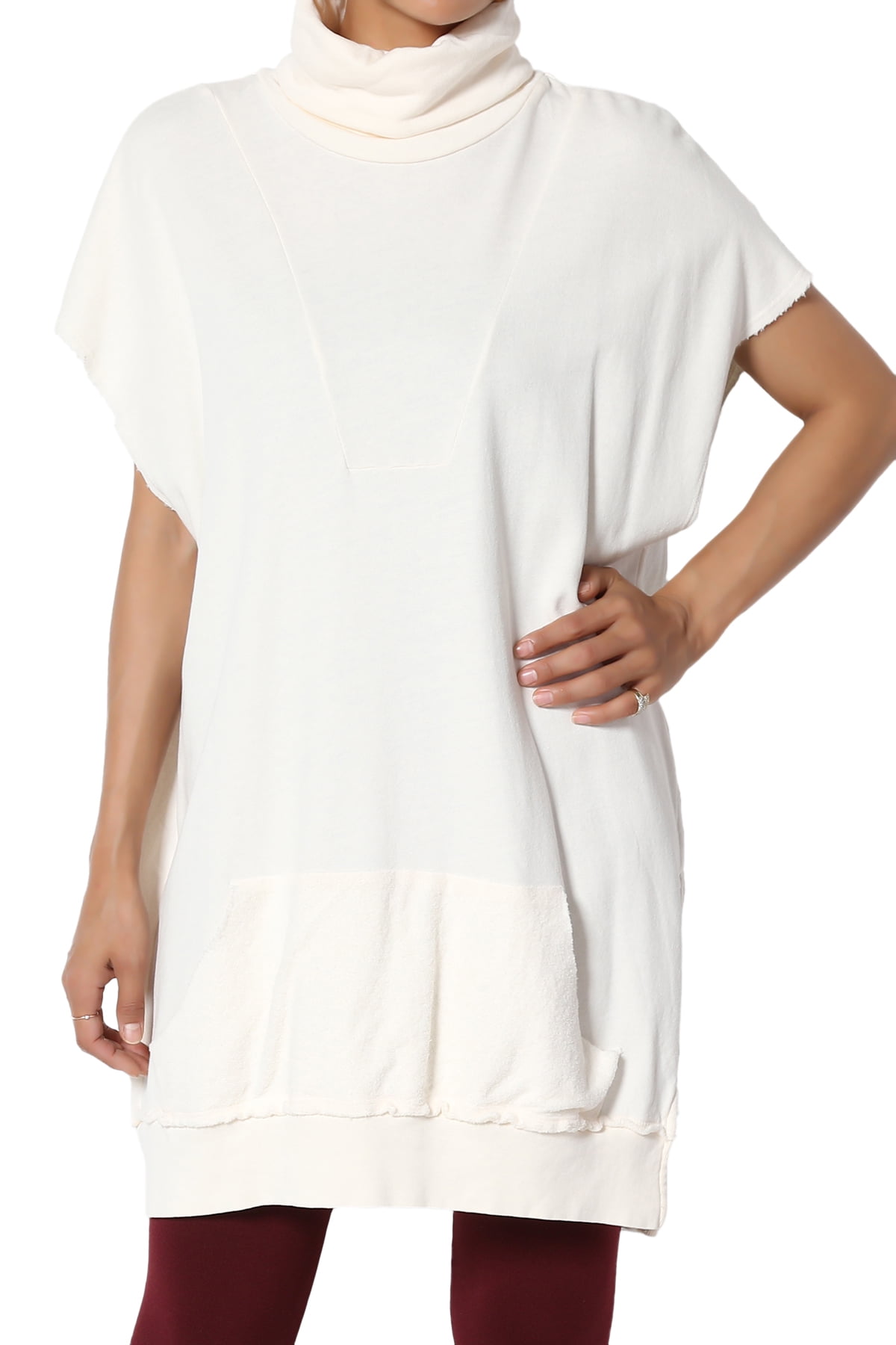 TheMogan Women's Sleeveless Oversized 
