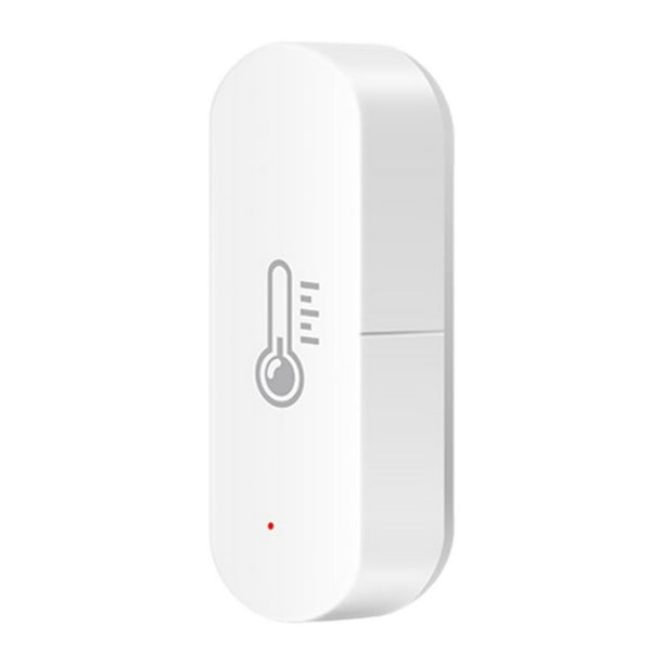 Detector inteligente de sensor de temperatura y humedad con termómetro higrómetro eléctrico de alerta de aplicación para invernadero de oficina en Zulema Sensor de temperatura